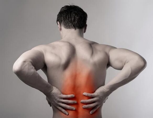 irora pada nitori osteochondrosis ọpa ẹhin
